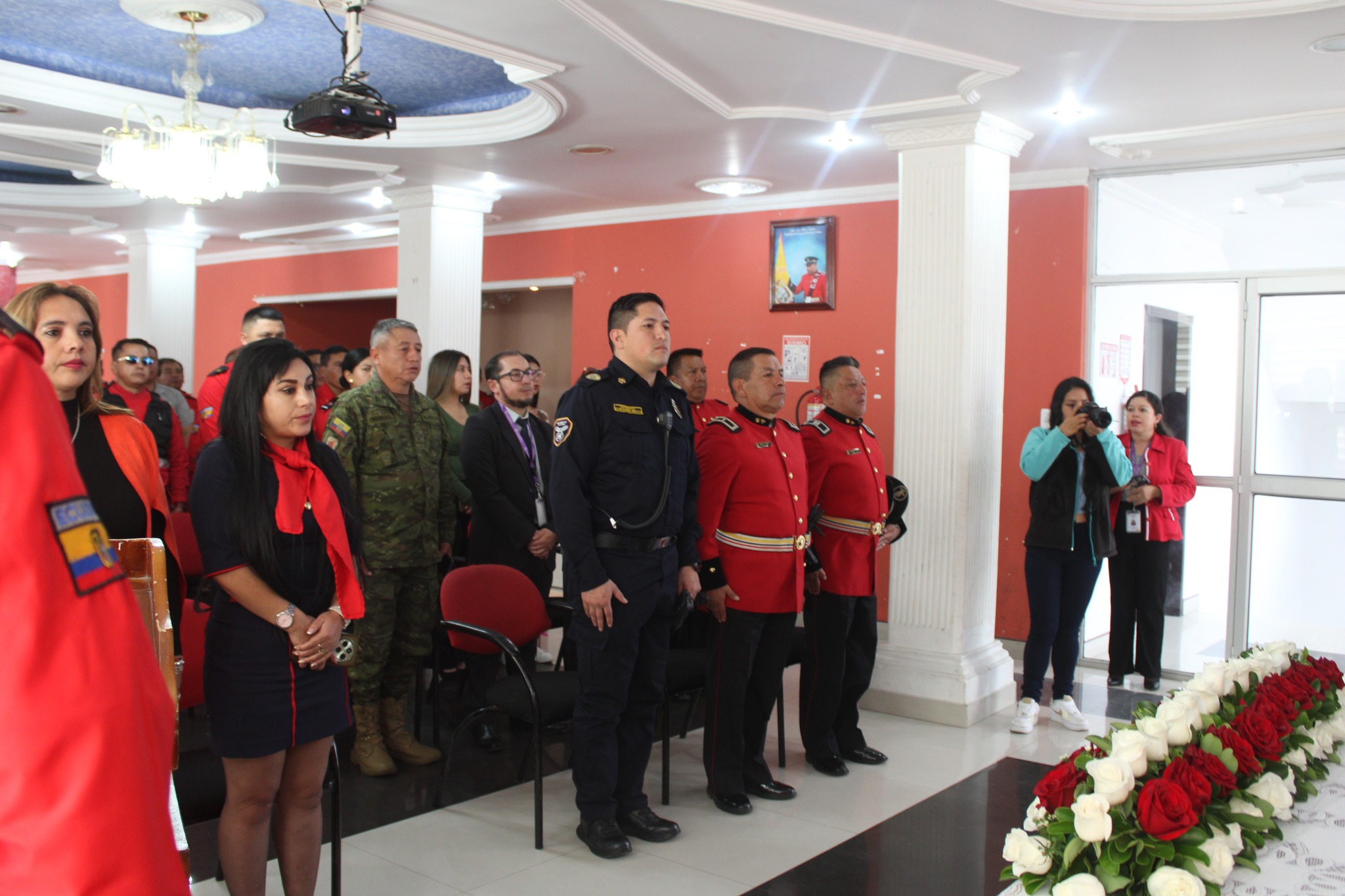 La conmemoración de los 51 años de fundación del Cuerpo de Bomberos Tulcán